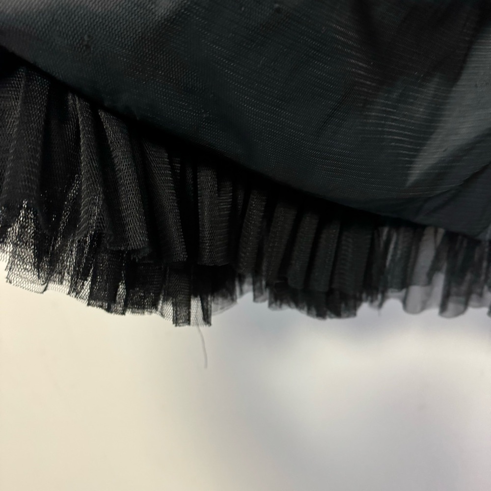 Rundholz Black Label Tulle Overlay Down Jacket Navy Oversized Puffer Coat Medium - Picture 6 of 15